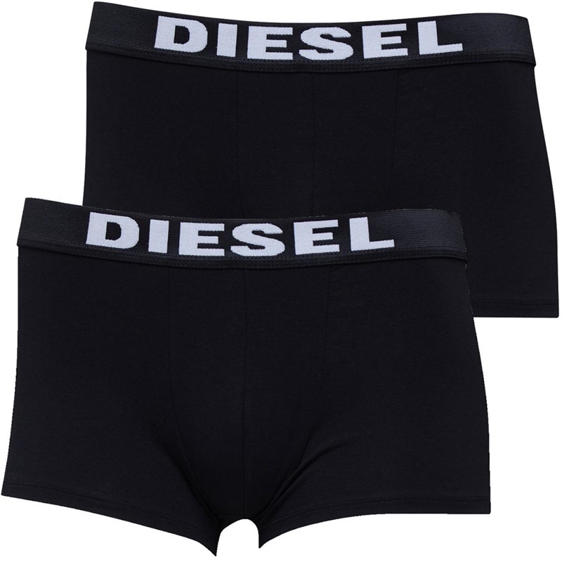 Buy Diesel Mens Rocco Two Pack Boxers Black