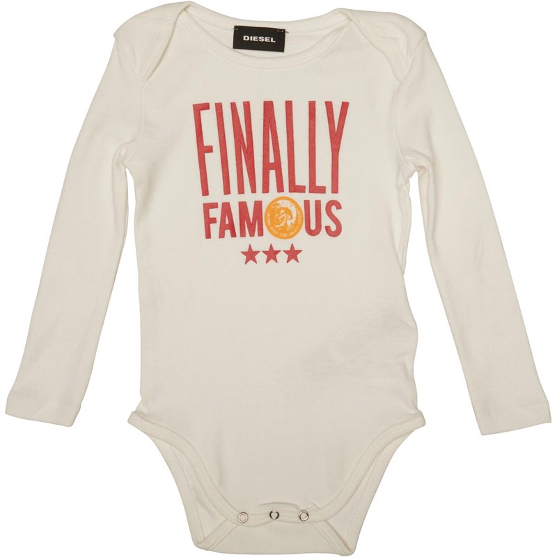 Buy Diesel Baby Boys Urre Onesie White