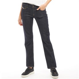 Diesel Dames Bootzee St Bootcut Jeans Donkerblauw diesel kopen in de aanbieding