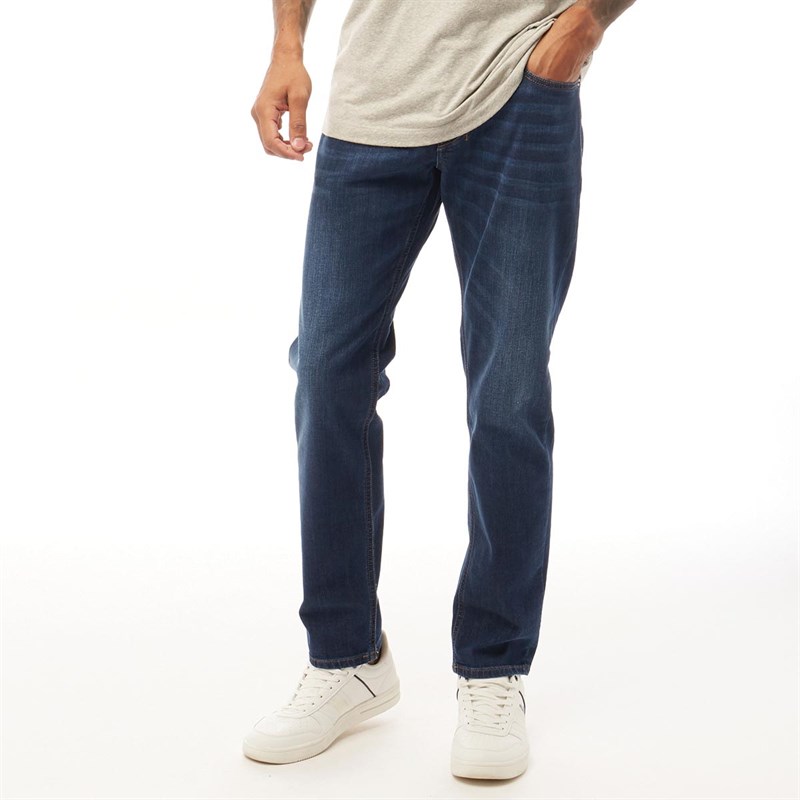 Diesel Jean Droit Larkee 084NR Homme Bleu Foncé