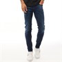 Diesel Jean Slim Troxer R79K6 Homme Bleu Foncé Délavé