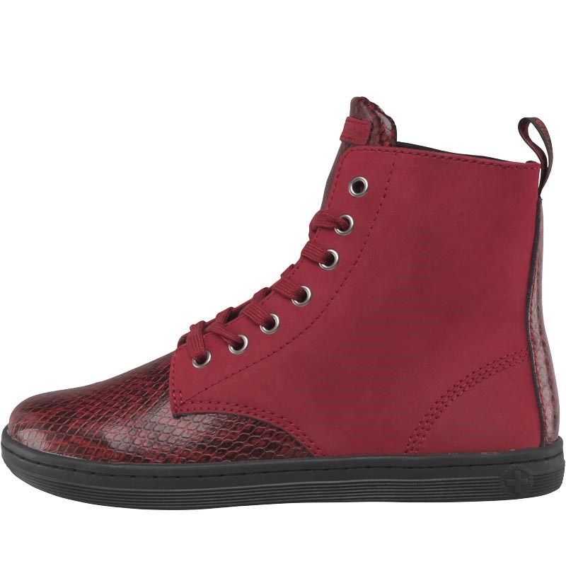 dr martens leyton red