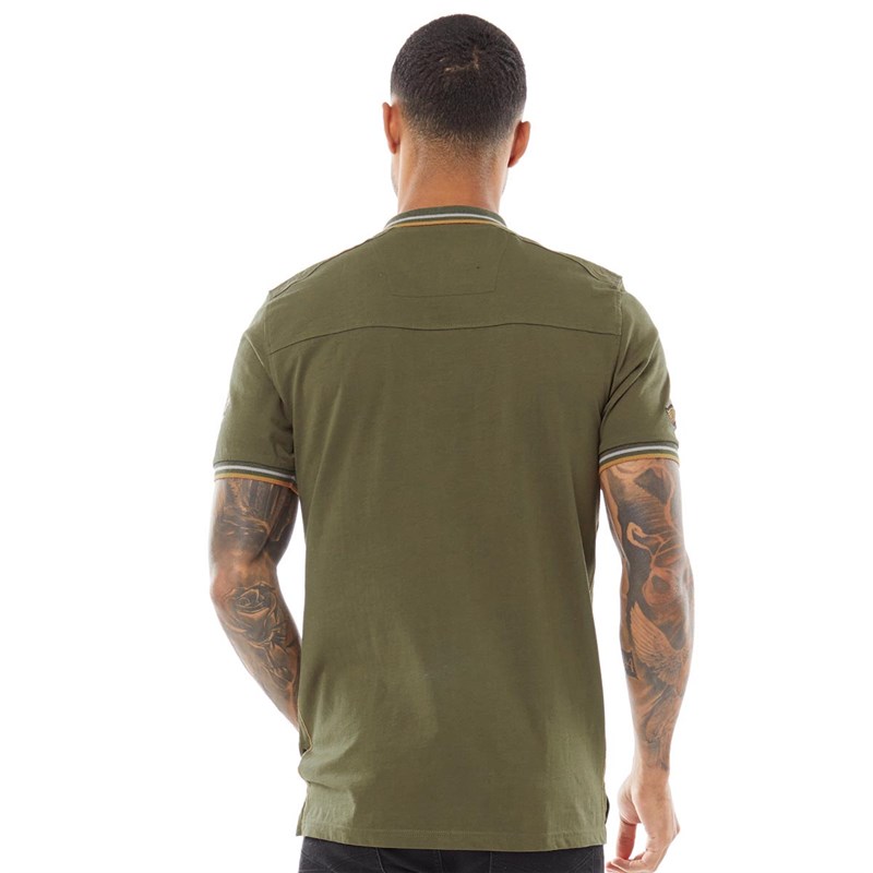Dissident Mens Ambush Polo Khaki