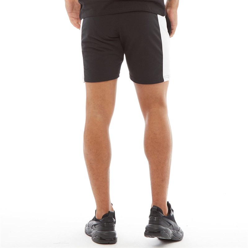 Buy Dstruct Mens Cut And Sew Panel Shorts Black