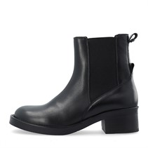 Ca'Shott Dames Casjosefine Chelsea Boots Leer Zwart