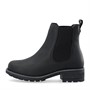 Ca'Shott Bottines Chelsea Caskarla Femme WR Nubuck huilé Noir