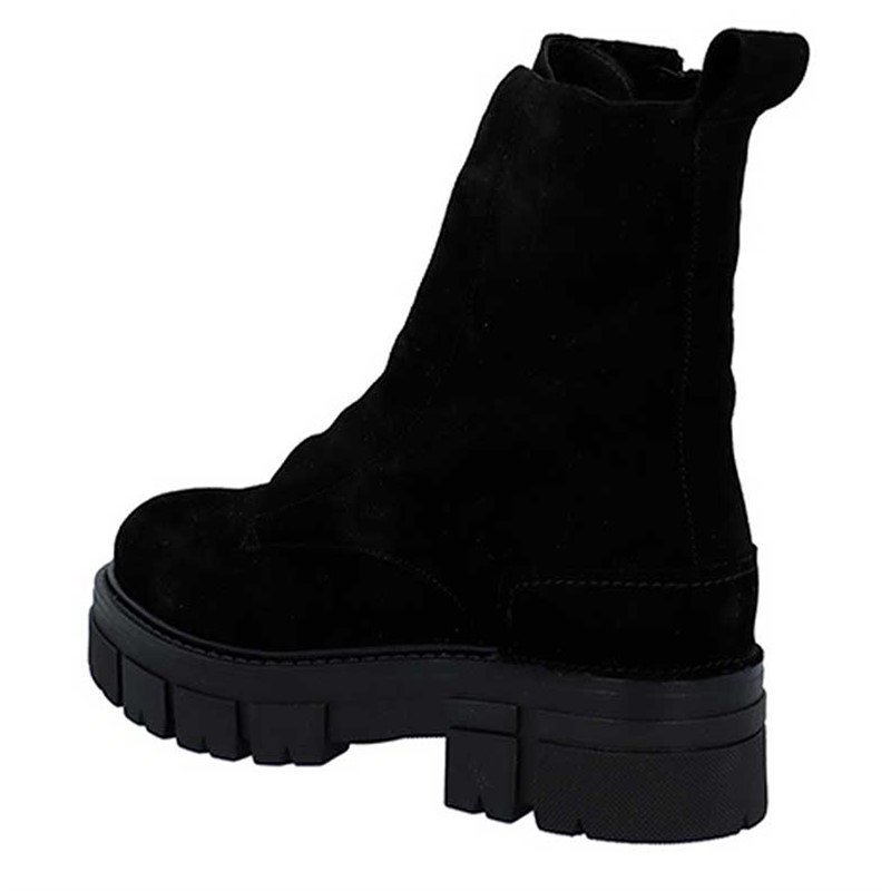 Ca'Shott Damen Casjida Spitzen Stiefel Black Suede