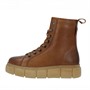 Ca'Shott Damen Casflora Spitze Stiefel Leder Cognac