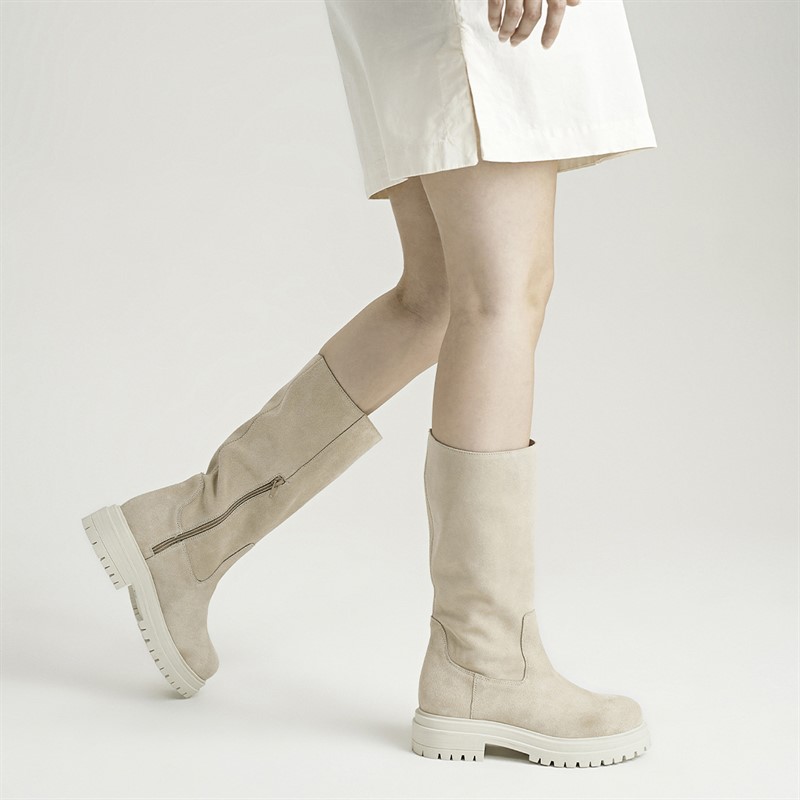 Ca'Shott Damen Caamalie Stiefel Qatar Off White