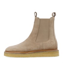 Ca'Shott Dames Casdea Chelsea Laarzen Suède Beige