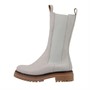 Ca'Shott Damen Cashannah Chelsea Stiefel Hoher Schnitt Leder Picasso Beige