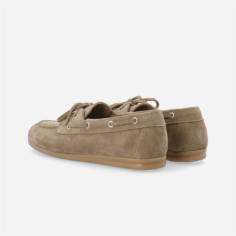 Ca'Shott Damen Cascille Wildleder Bootsschuhe Sand