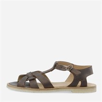Ca'Shott Damen Casgitta Feminine West Leder Sandalen Coffee