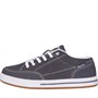 DuFFS Herren Strombolie Suede Trainer Shoe Sneaker Anthrazit