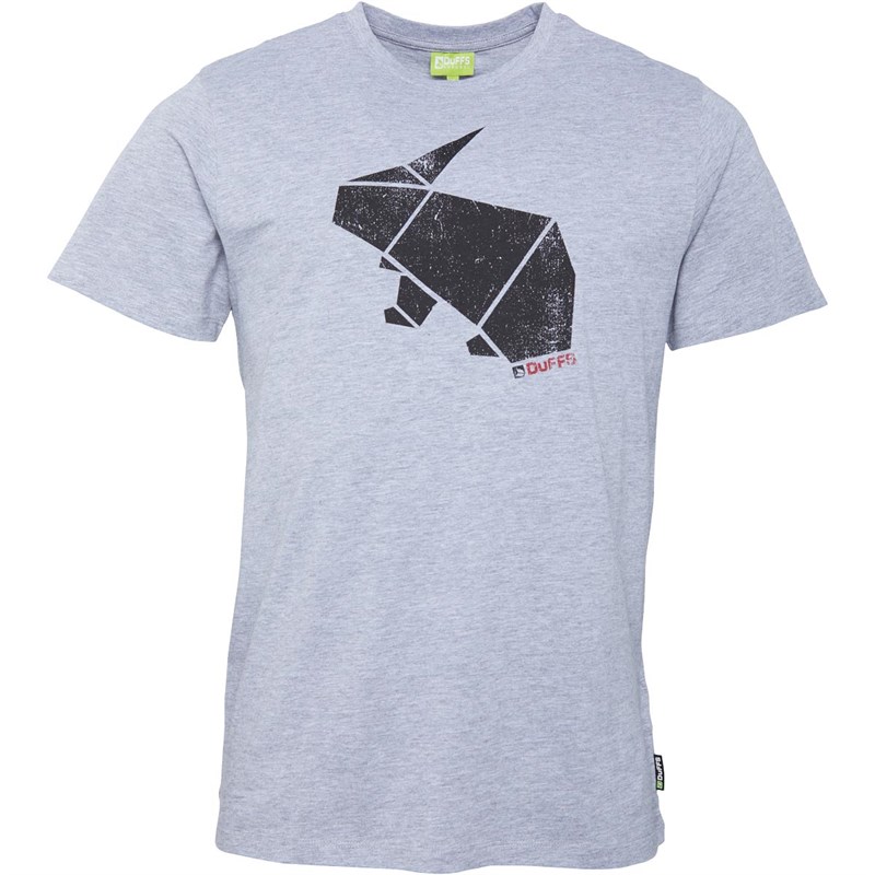 DuFFS Herre T-shirts Lys Grå Mergel