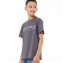 DuFFS Jongens Camo Drip T-shirts Grijs