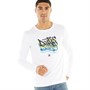 DuFFS Mens Long Sleeve Top White