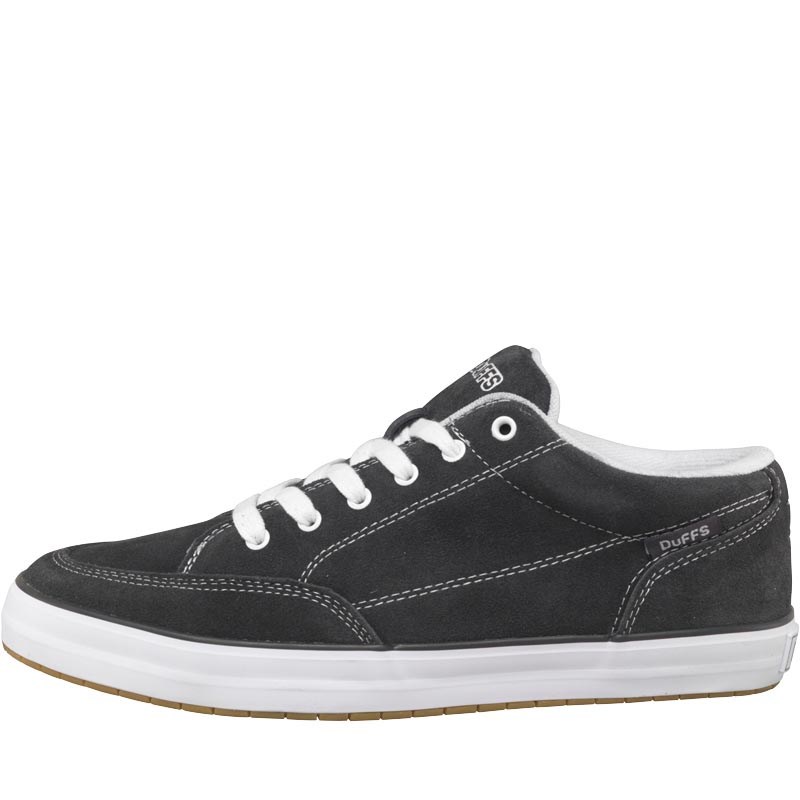 Buy DuFFS Mens Strombolie Suede Shoes Charcoal