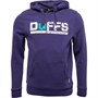 DuFFS Męskie Bluza z Kapturem Niebieski - Fioletowy