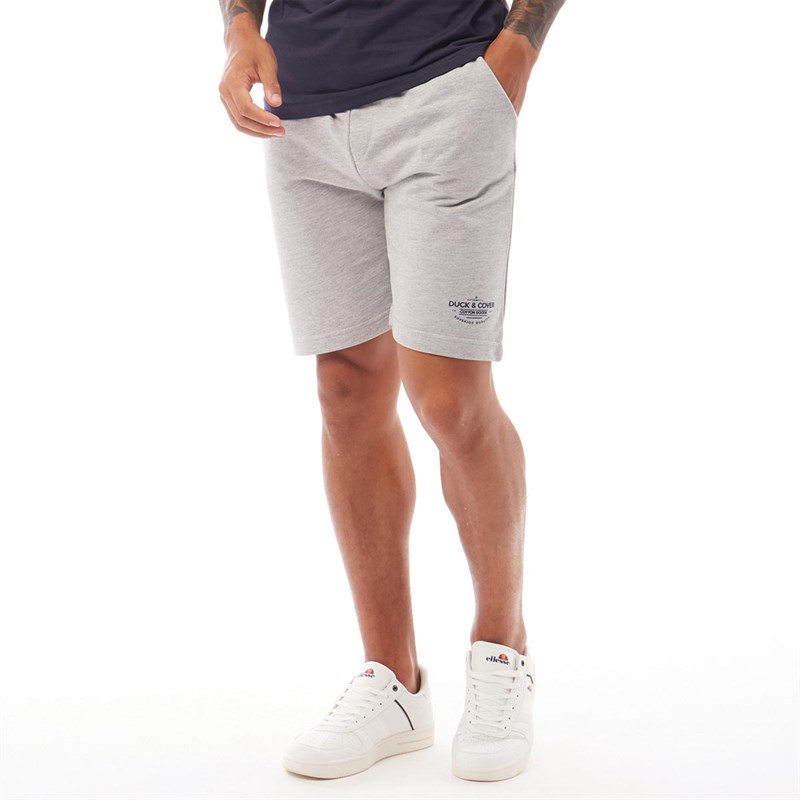 Buy Duck And Cover Mens Croydon Jog Shorts Grey Marl
