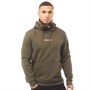 Duck And Cover Mens Westfield Snood Hoodie Peat Green