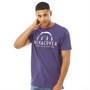 Duck and Cover Męskie Duck And Cover Brightslore T-Shirt Purpurowy