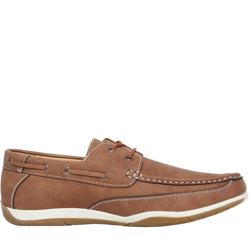 Duck And Cover Mens Abora Shoes Tan
