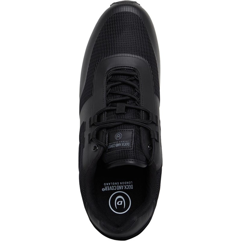 Duck And Cover Mens Cashfare Trainers Black