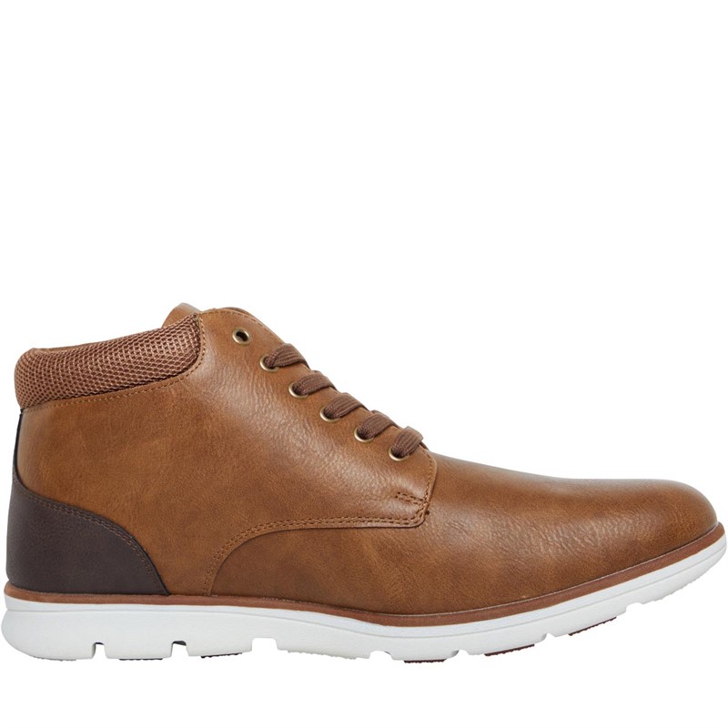 Duck and Cover Mens Gramous Chukka Boots Tan/Brown