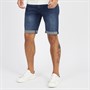 Duck And Cover Herre Zeki Denim Shorts Mørk Vask
