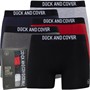 Duck And Cover Mens Mulbers Five Pack Boxer Shorts Assorted