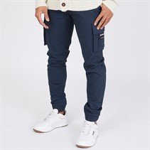 Duck and Cover Mens Chemmer Woven Cargo Pants Navy