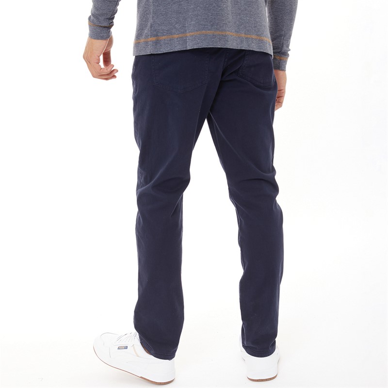 Duck and Cover Herren Franztown Fünf-Taschen-Chinos Marineblau