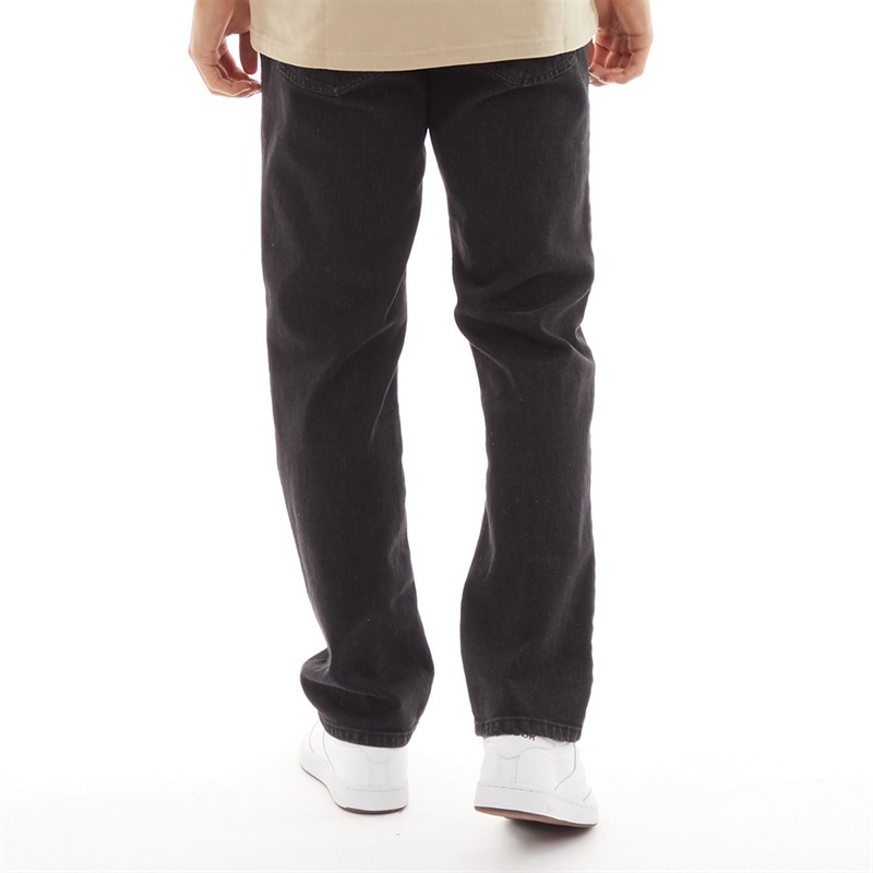 Duck and Cover Mens Hydras Straight Fit Jeans Black