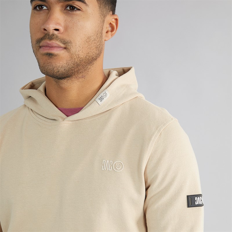 Duck and Cover Mens Hannings Hoodie Stone