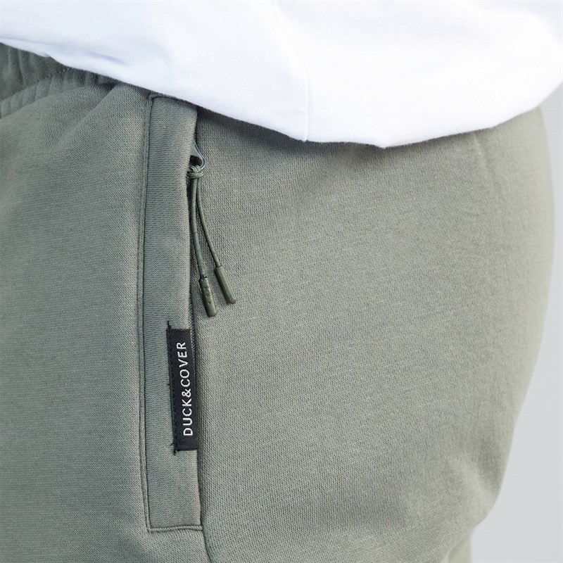 Duck and Cover Mens Chemtars Joggers Green Slate