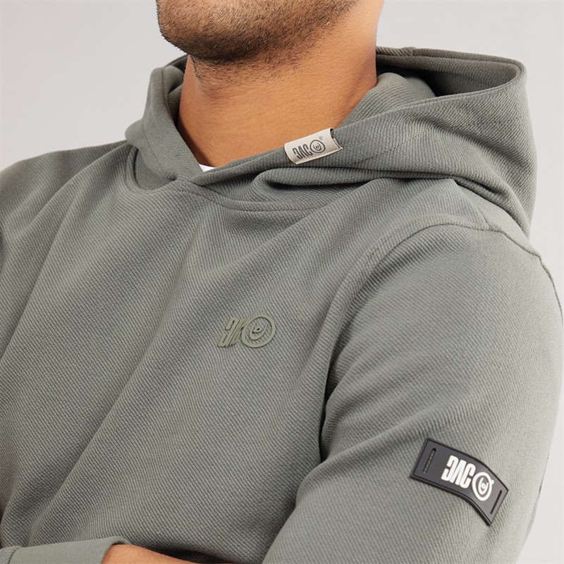 Duck and Cover Mens Hannings Hoodie Olive