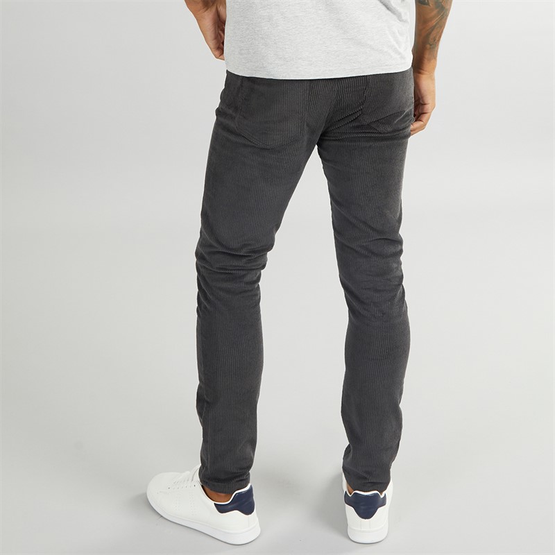 Duck and Cover Herren Cordsome Hosen Anthrazit