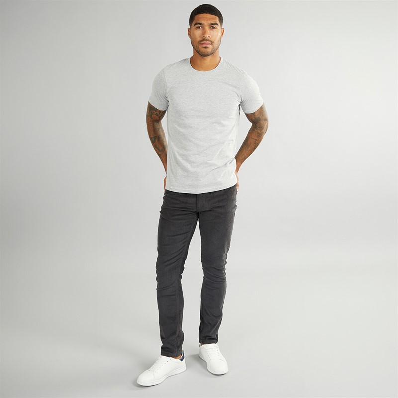 Duck and Cover Herren Cordsome Hosen Anthrazit