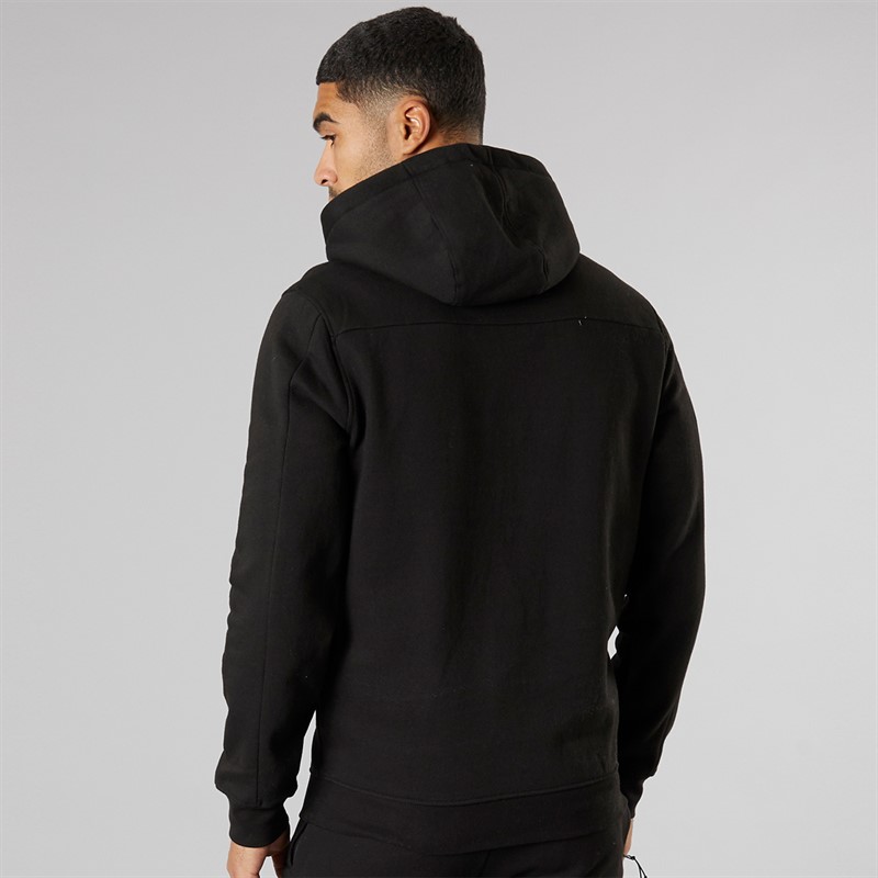 Duck and Cover Mens Chattamere Hoodie Black