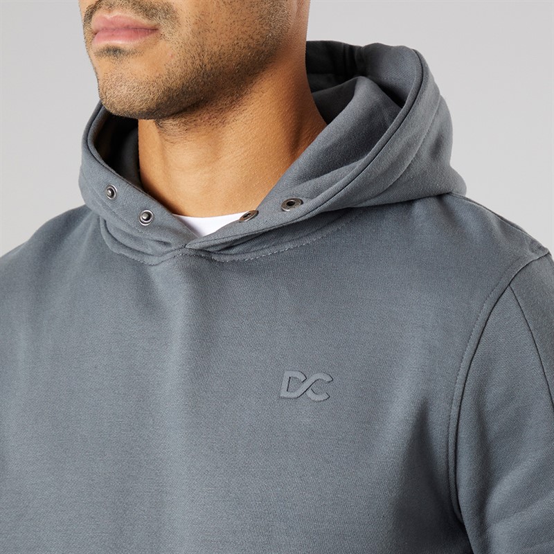 Duck and Cover Mens Chattamere Hoodie Petrol Blue