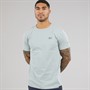 Duck and Cover Mens Trimlines Heavy T-Shirt Steel