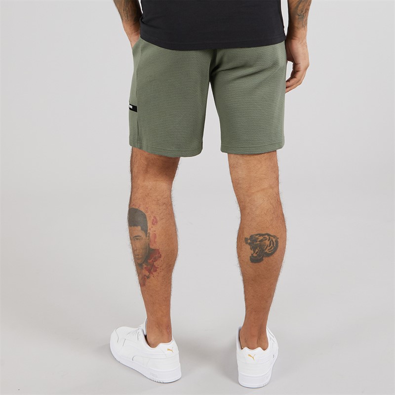 Duck and Cover Mens Topfield Shorts Olive