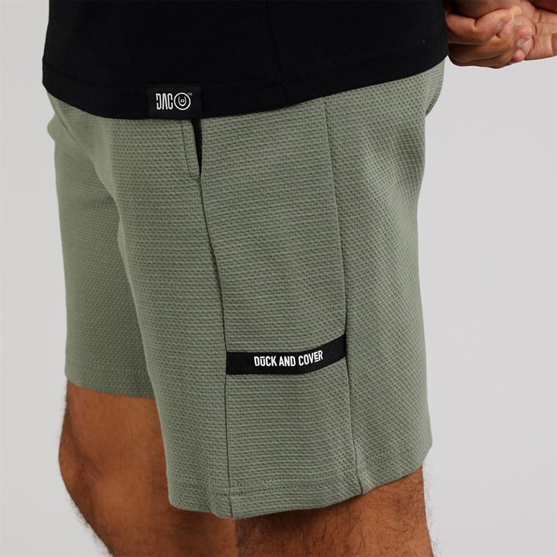 Duck and Cover Mens Topfield Shorts Olive