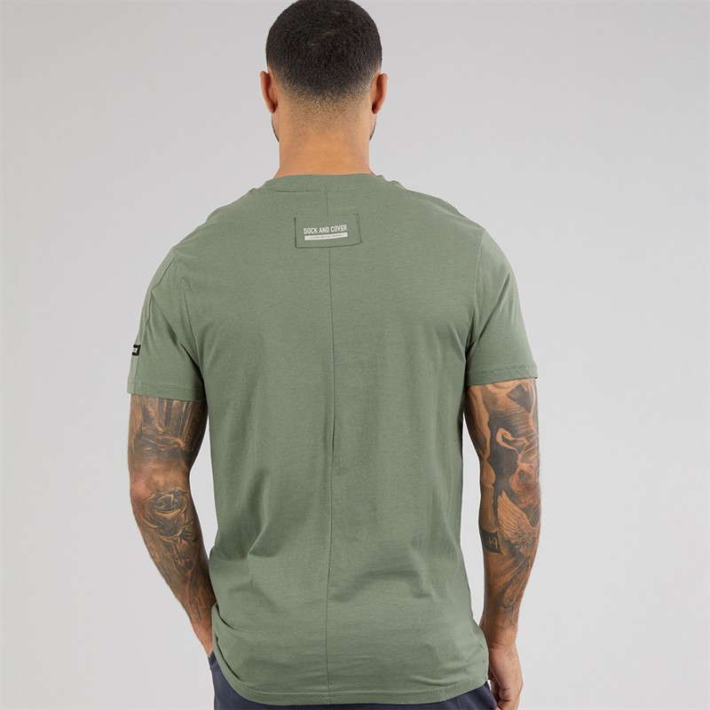 Duck and Cover Mens Lynnfold T-Shirt Olive
