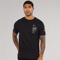 Duck and Cover Mens Cramptone T-Shirt Black
