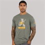 Duck and Cover Mens Camostack T-Shirt Dark Olive