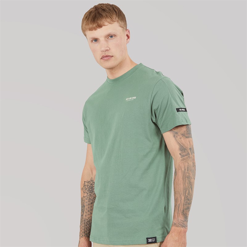 Duck and Cover Mens Landway T-Shirt Olive