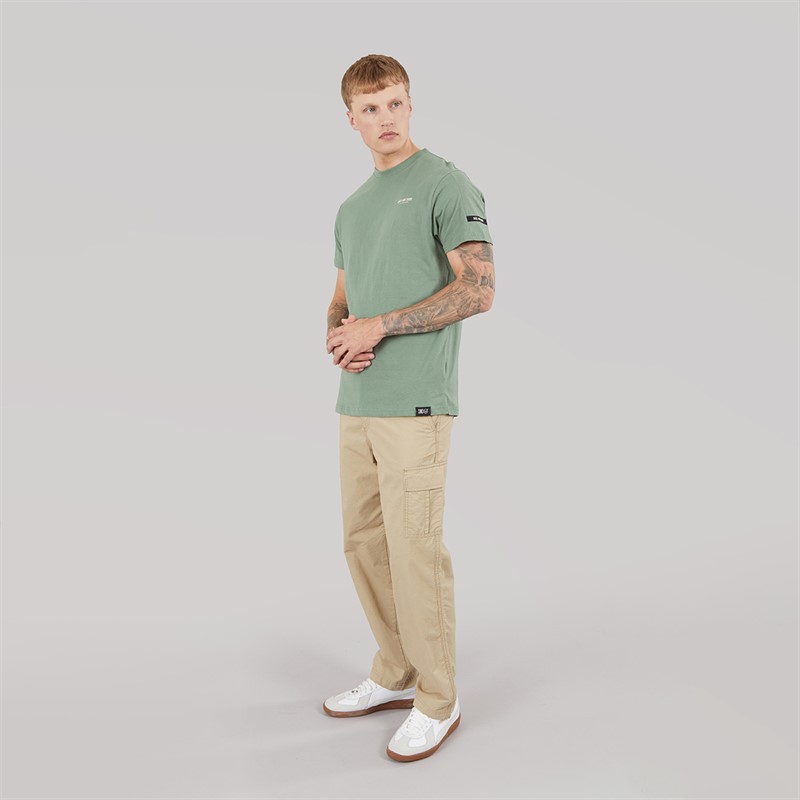 Duck and Cover Mens Landway T-Shirt Olive