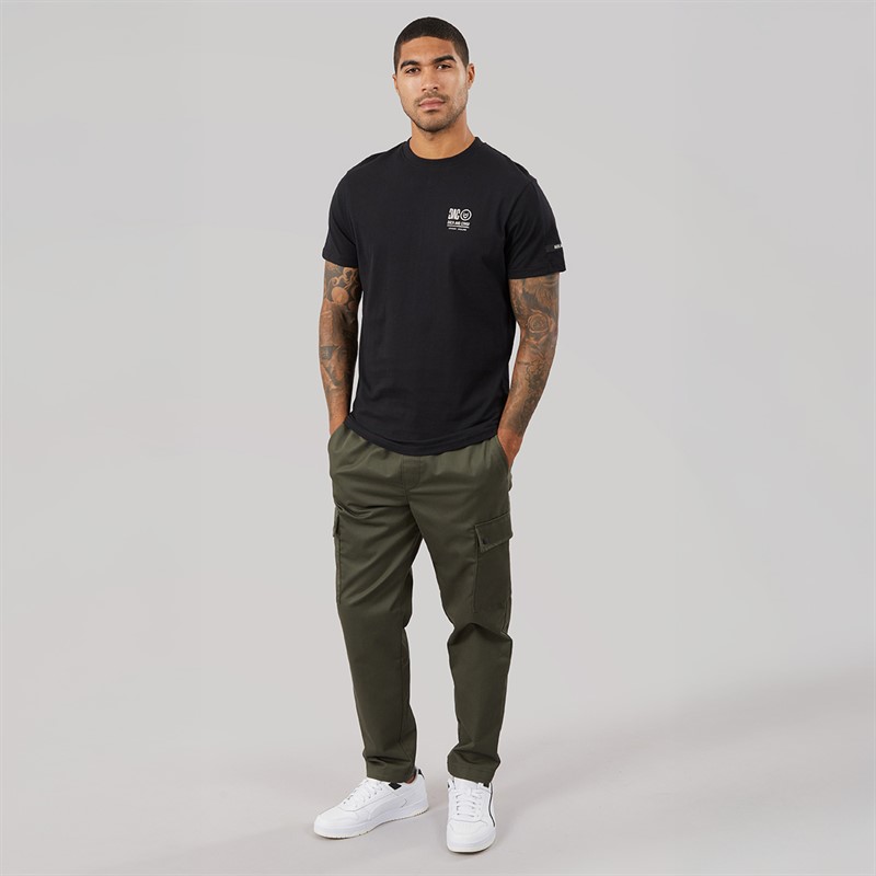 Duck and Cover Mens Lynnfold T-Shirt Black